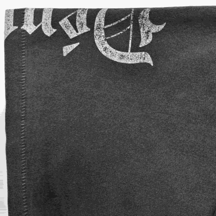 [Big & Tall for weights up to 220 lbs]1:1 quality version Gothic White Letter Print Tee 29045590