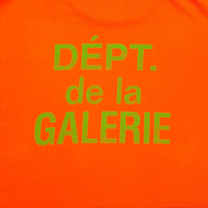[Big & Tall for weights up to 220 lbs]1:1 quality version Green French Orange Print Tee 29045588