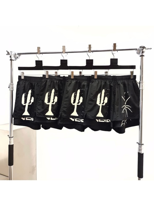 [Big & Tall for weights up to 220 lbs]1:1 quality version Spider Candlestick Print Nylon Shorts 29045596