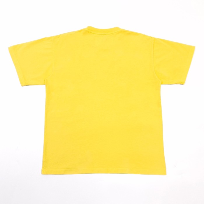 [Big & Tall for weights up to 220 lbs]1:1 quality version Rhinestone Black Letter Black Mesh Yellow Print Tee 29045594