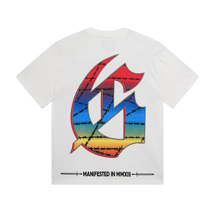 Urban skateboard skull G-shaped logo white short-sleeved T-shirt 29046132