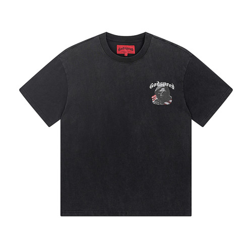 National flag Reaper vintage washed double-sided printed short-sleeved T-shirt 29044589