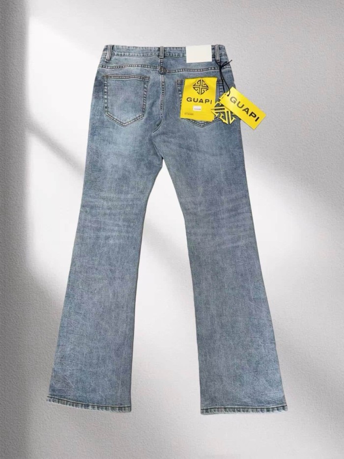 1:1 quality version Star River Rhinestone Vintage Flared Jeans 2 colors 29045805