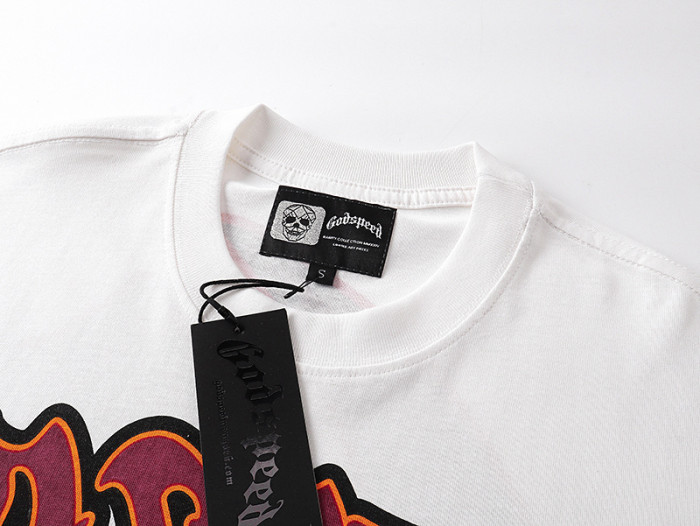 Rugby skull G-shaped logo white short-sleeved T-shirt 29045547