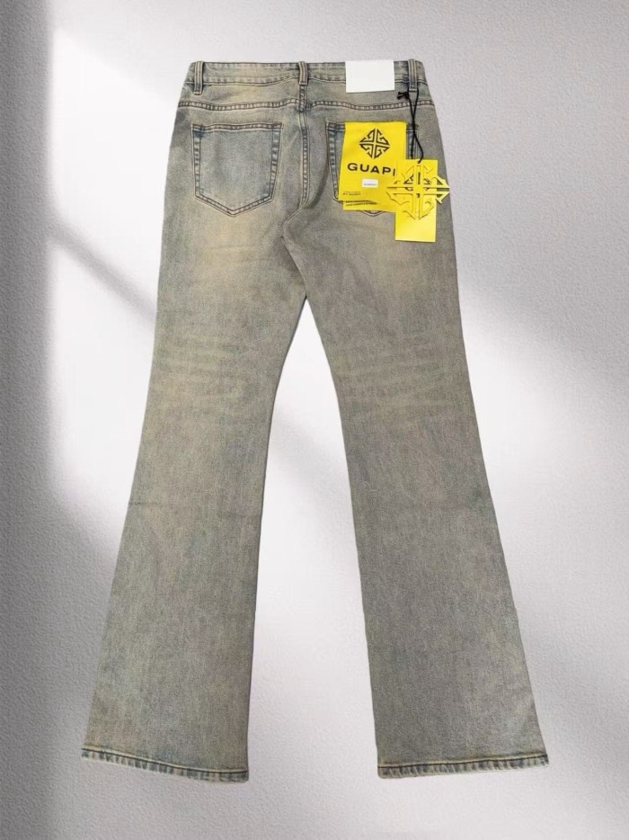 1:1 quality version Star River Rhinestone Vintage Flared Jeans 2 colors 29045805