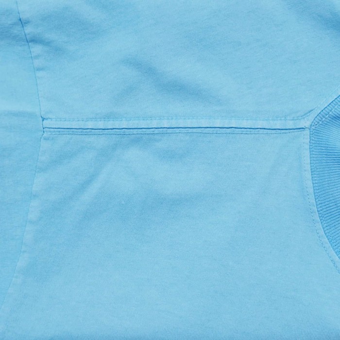 [Big & Tall for weights up to 220 lbs]1:1 quality version Large Pentagram Rhinestone Light Blue Print Tee 29045593
