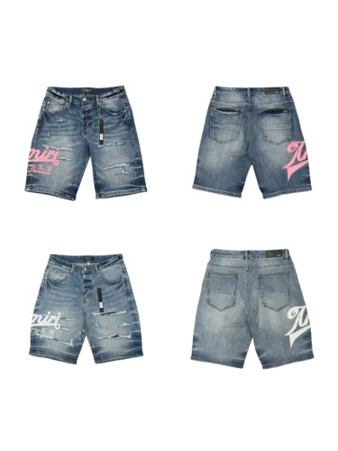 1:1 quality version Classic Logo Patch Denim Shorts 2 colors 29045799