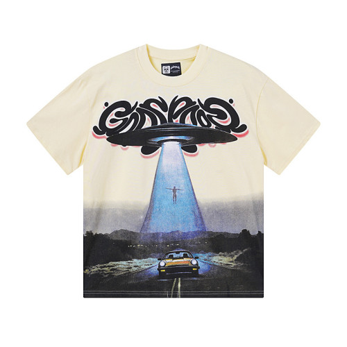 Vintage flying saucer UFO print T-shirt 29047328