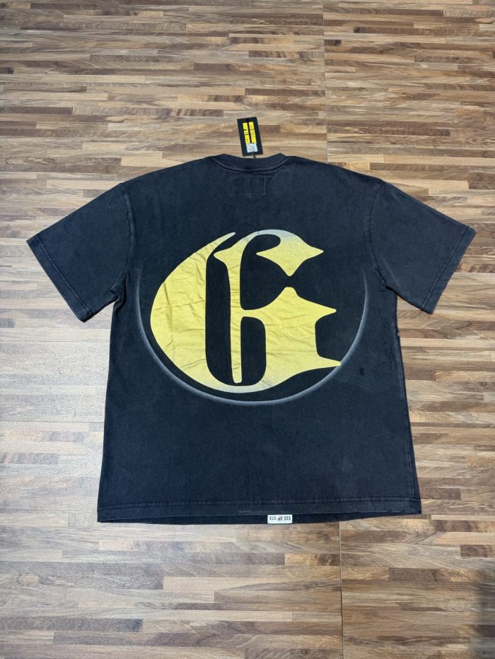 Reggae character G logo black short-sleeved T-shirt 29047424