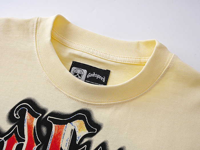 Boxing skeleton G logo beige short-sleeved T-shirt 29046921