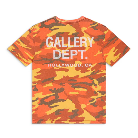 Orange Camouflage Tie-dye Tee 29047345
