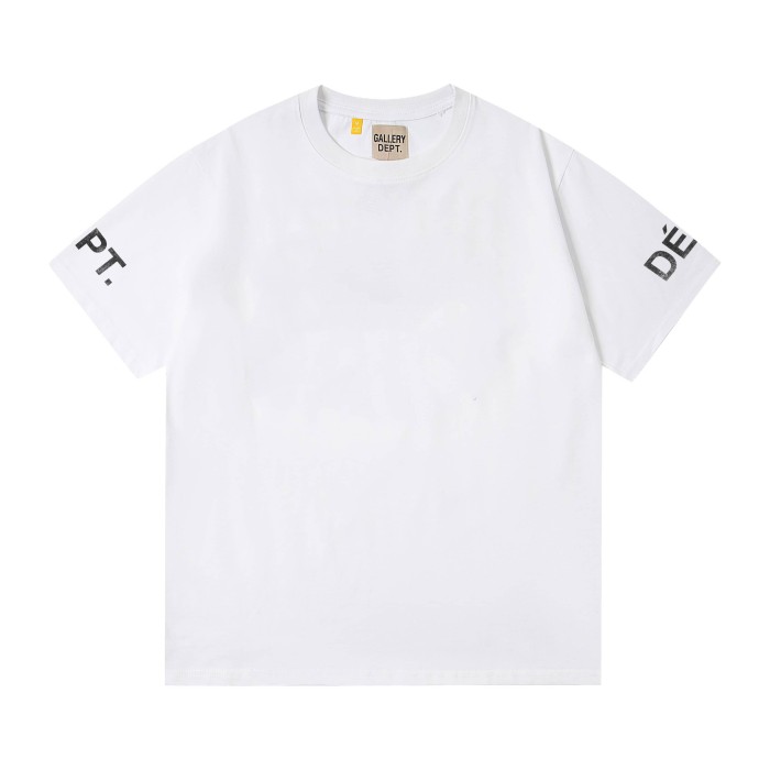 Sleeve French Letter Print Tee 2 colors 29047351