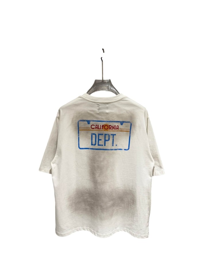 American California License Plate Print Washed Tee 29047342