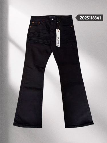 1:1 quality version Classic Solid Black Slim Flare Jeans 29047023