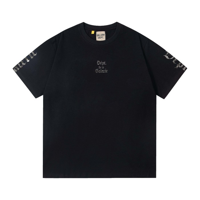 French Gothic Letter Print Tee 2 colors 29047346