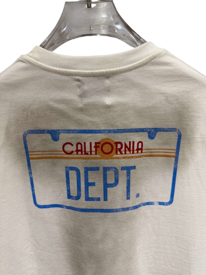 American California License Plate Print Washed Tee 29047342