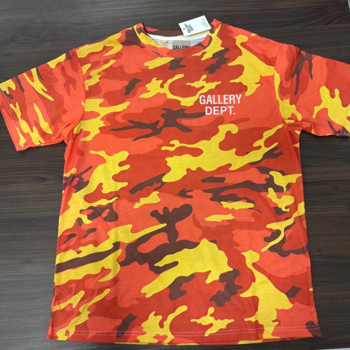Orange Camouflage Tie-dye Tee 29047345
