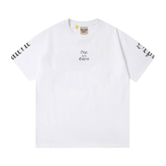 French Gothic Letter Print Tee 2 colors 29047346