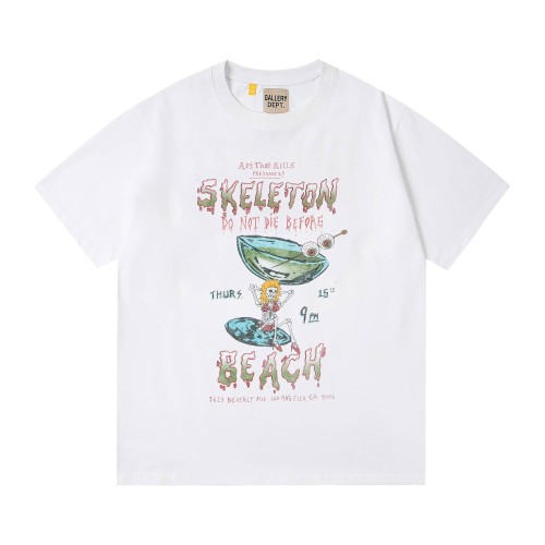 Beach Surf Skull Print Tee 2 colors 29047350