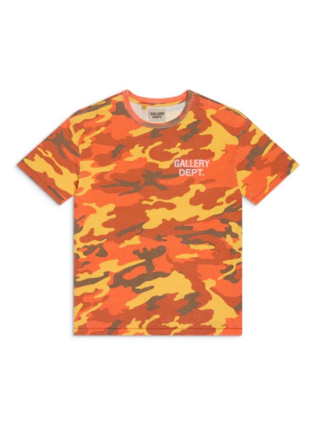 Orange Camouflage Tie-dye Tee 29047345
