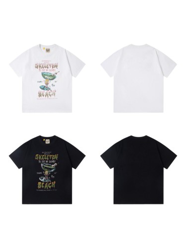 Beach Surf Skull Print Tee 2 colors 29047350