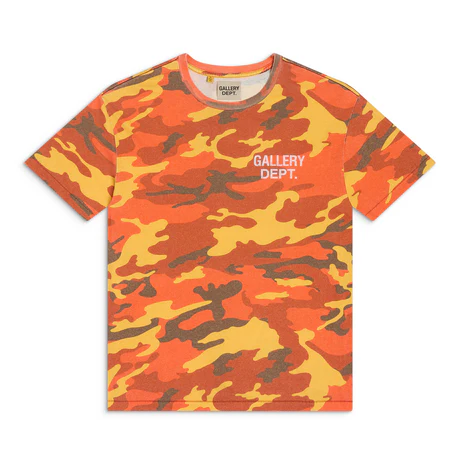 Orange Camouflage Tie-dye Tee 29047345