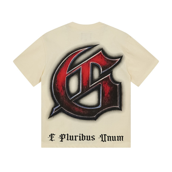 Boxing skeleton G logo beige short-sleeved T-shirt 29046921