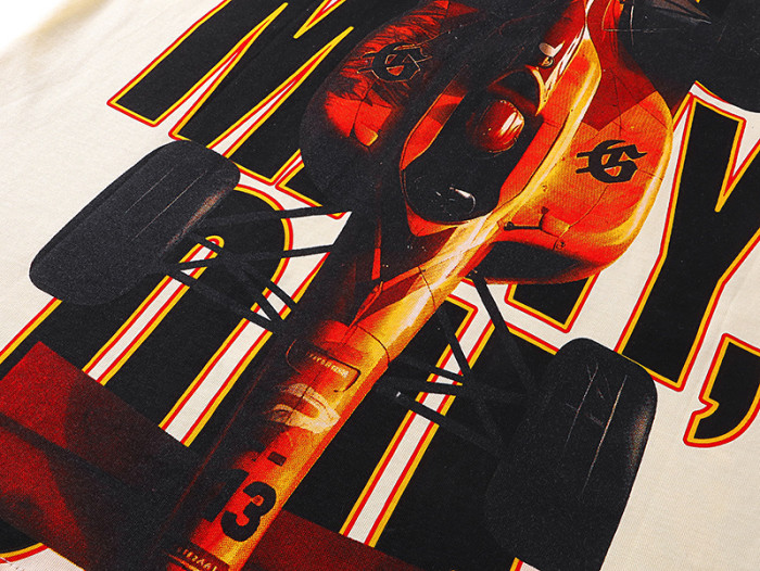 Retro racing champion print T-shirt 29046901