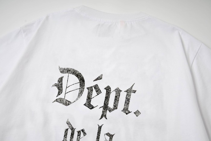French Gothic Letter Print Tee 2 colors 29047346