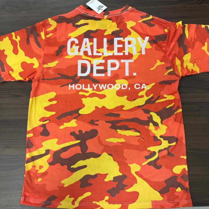 Orange Camouflage Tie-dye Tee 29047345