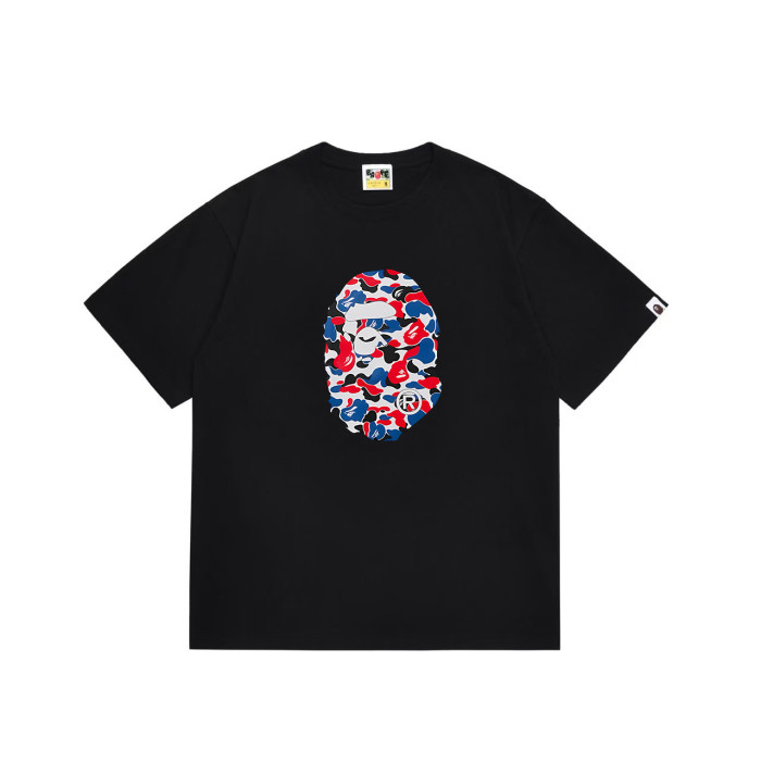 Red Blue White ABC Camo Ape Head Print T-Shirt 2 colors 29052458