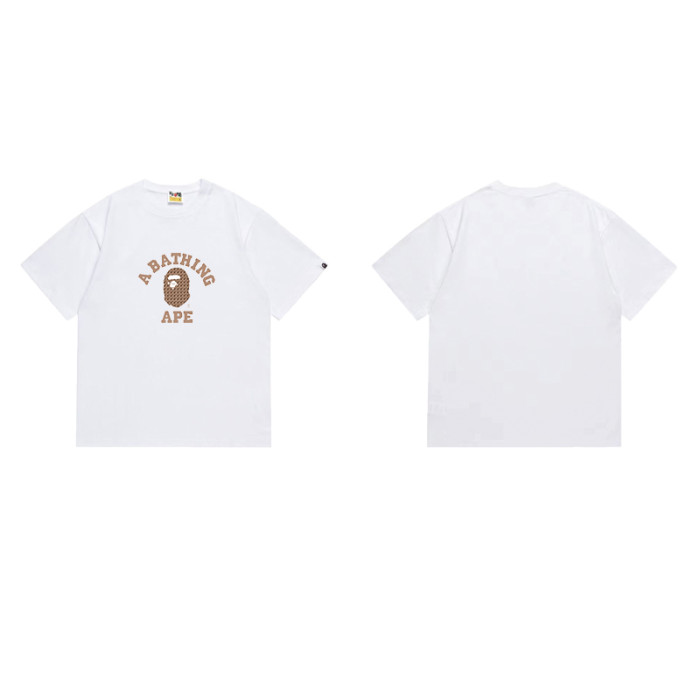 Monogram Ape Head College Logo Streetwear T-Shirt 2 colors 29051350