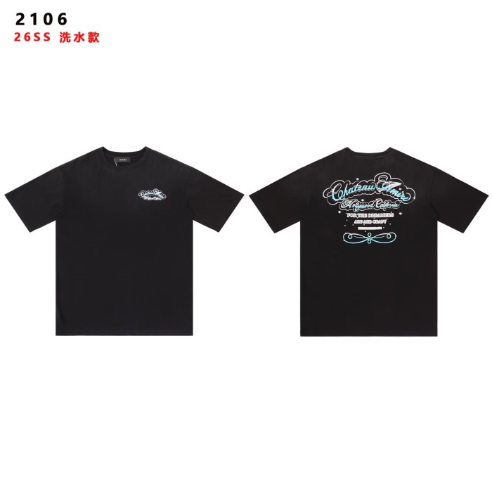 Chateau Script Manor Print Washed Tee 29052416