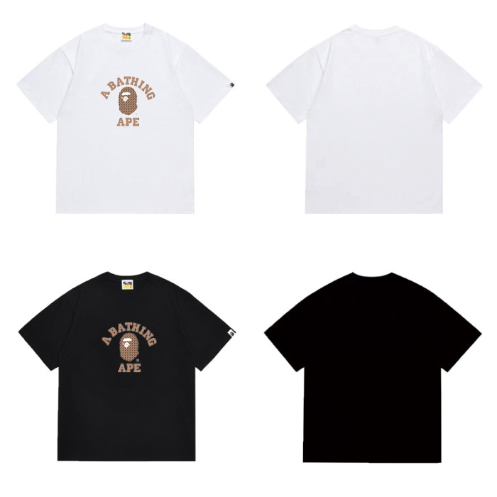 Monogram Ape Head College Logo Streetwear T-Shirt 2 colors 29051350