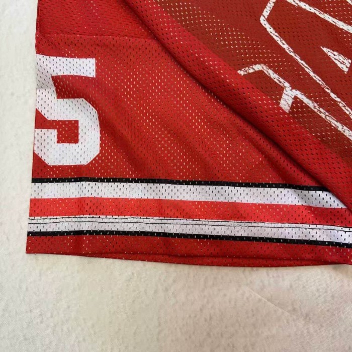 1:1 quality version Three-tone Color Block Champion Mesh Football Jersey Tee 29052450