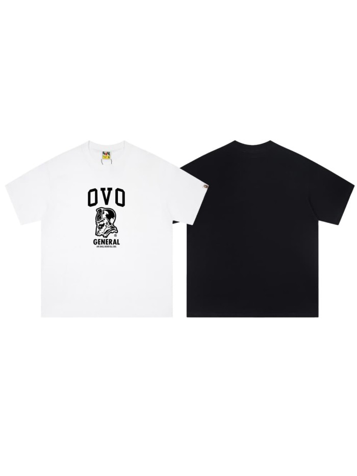OVO Skull General Ape Print Short-sleeve T-shirt 2 colors 29052487