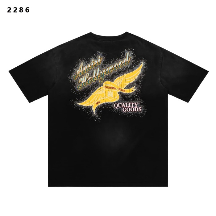 California Retro Wings Rhinestone Print Washed Tee 29052421