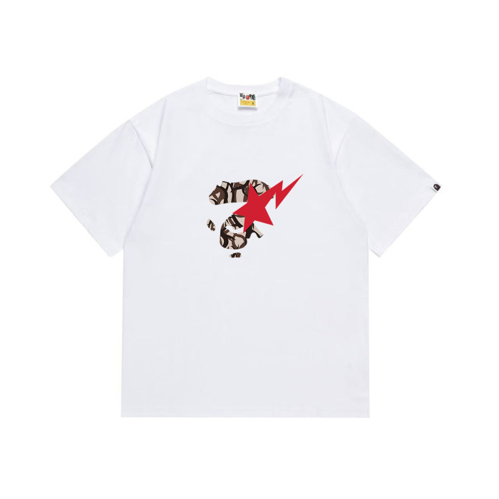 Camo Ape Head Red Star Lightning Print T-Shirt 2 colors 29051332