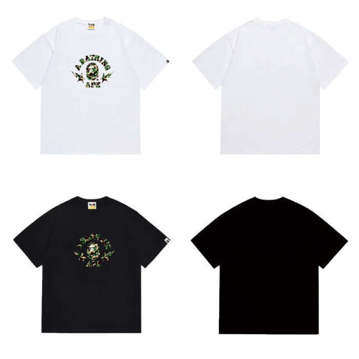 ABC Camo Ape Head College Logo Print T-Shirt 6 colors 29052493