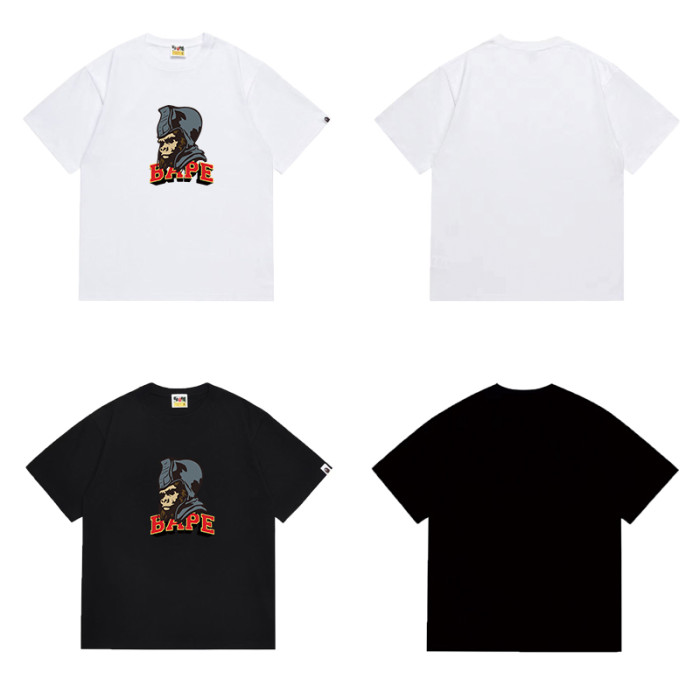 Retro Ape Warrior Head Print T-Shirt 4 colors 29051494