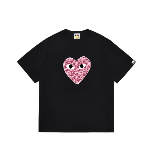 Sweet Cool Camo Heart Ape Head Print T-Shirt 6 colors 29052391