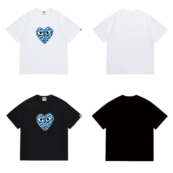 Sweet Cool Camo Heart Ape Head Print T-Shirt 6 colors 29052391