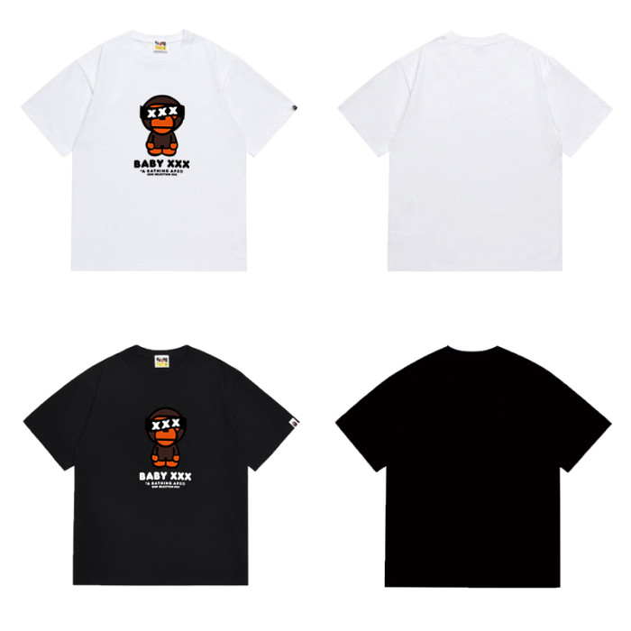 Cartoon Ape  BABY XXX  Print Urban Street T-Shirt 2 colors 29051627