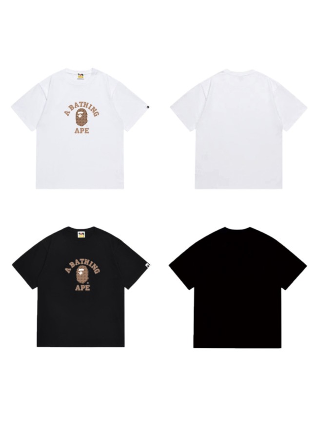Monogram Ape Head College Logo Streetwear T-Shirt 2 colors 29051350