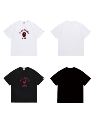 Red Camo Ape Head College Logo Streetwear T-Shirt 2 colors 29051362