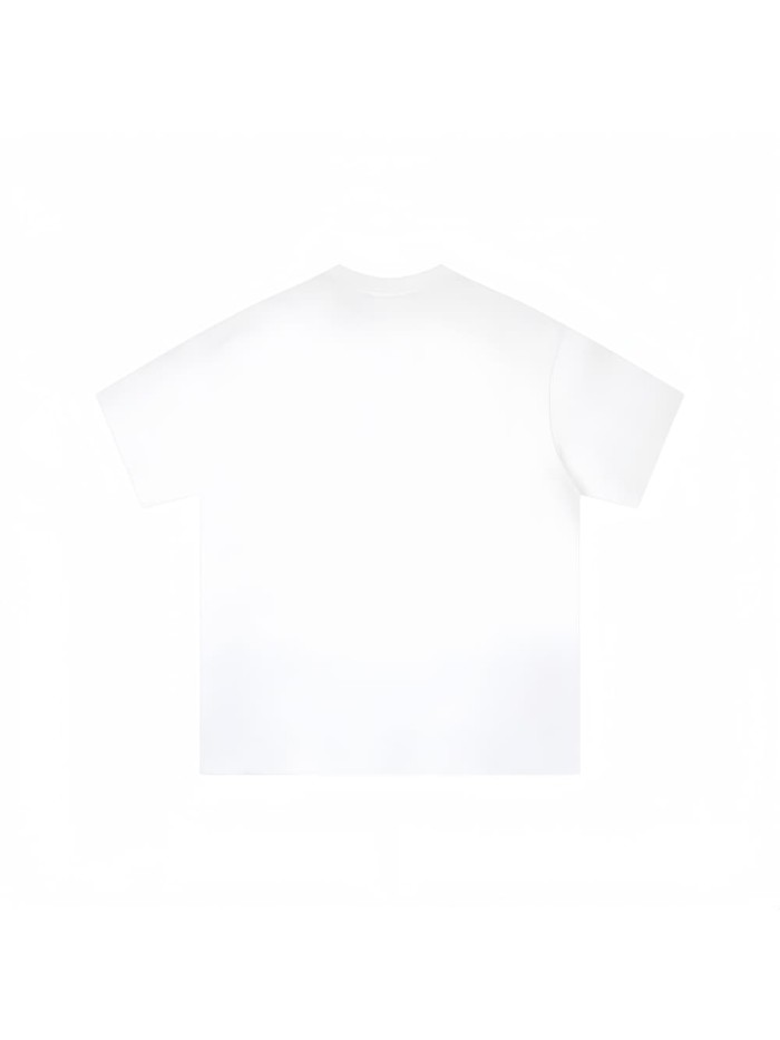 Purple ape head print T-shirt 2 colors 29052380
