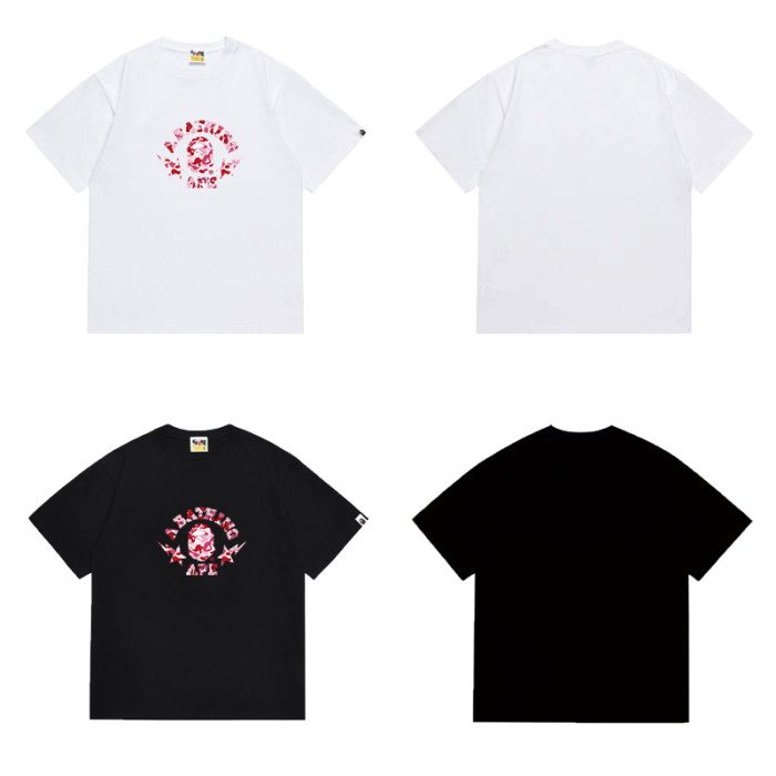 ABC Camo Ape Head College Logo Print T-Shirt 6 colors 29052493
