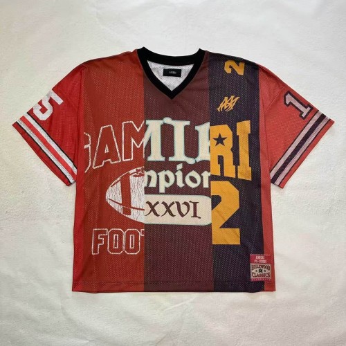 1:1 quality version Three-tone Color Block Champion Mesh Football Jersey Tee 29052450