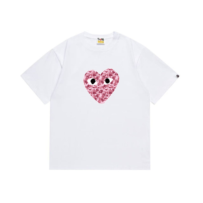 Sweet Cool Camo Heart Ape Head Print T-Shirt 6 colors 29052391