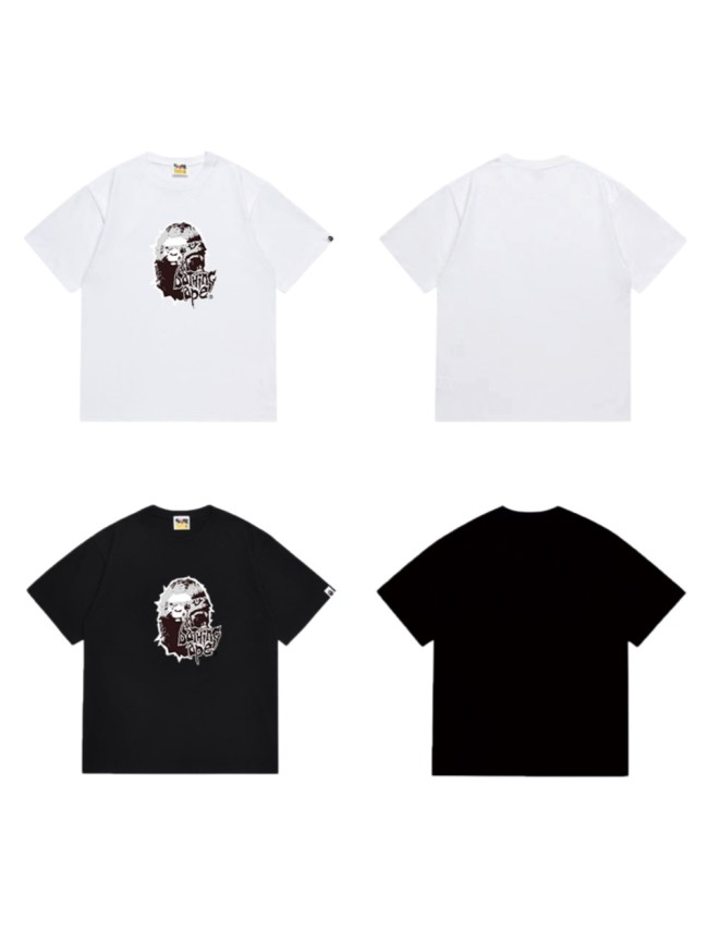 Graffiti Ape Head Logo Prin T-Shirt 2 colors 29051619